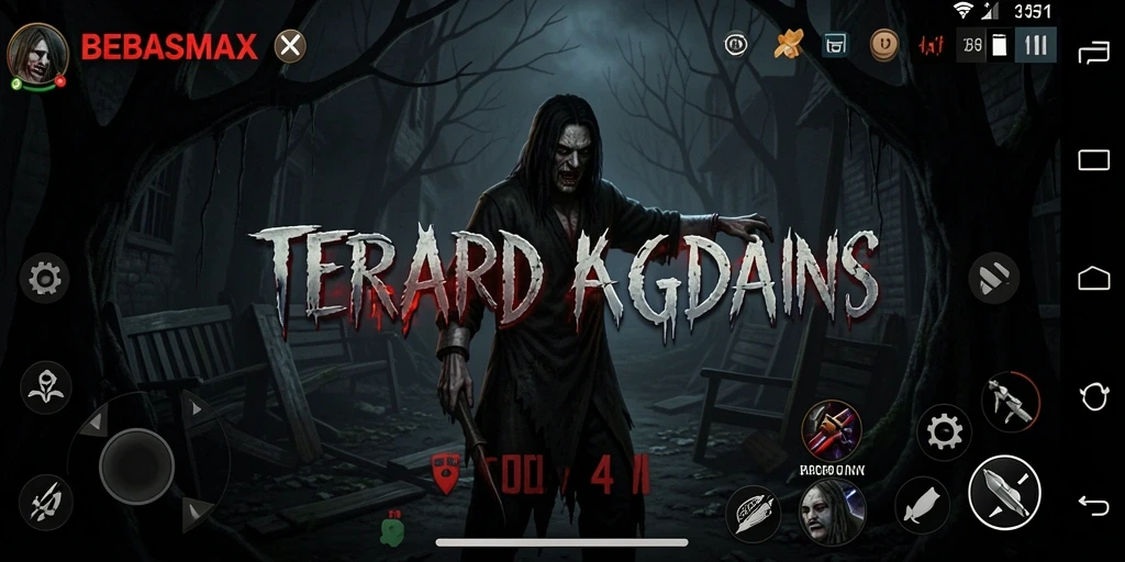 Screenshot menunjukkan momen mengerikan dalam <strong>BEBASMAX</strong>, menggambarkan suasana Horror yang mendalam.
