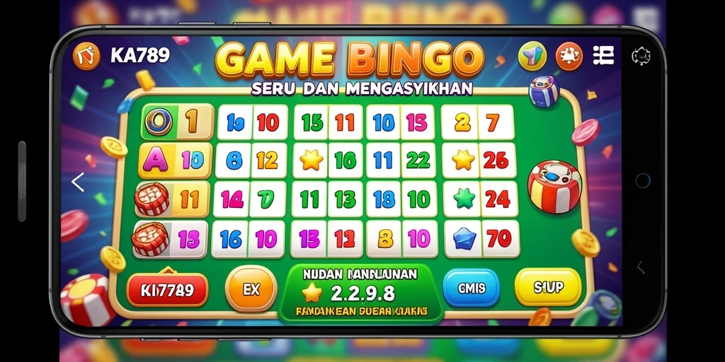 Tampilan gameplay KA789 dengan suasana permainan Bingo yang seru.
