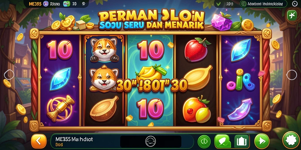 Tampilan gameplay Slot yang mendebarkan di ME355.