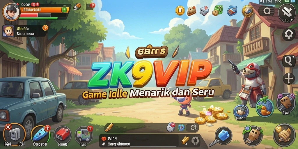Tampilan gameplay seru dalam ZK9VIP yang santai dan menarik.